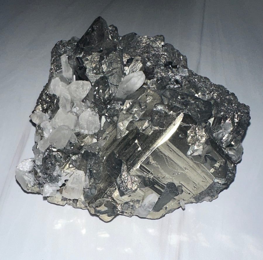 Pyrite & Quartz Cluster