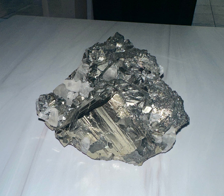Pyrite & Quartz Cluster