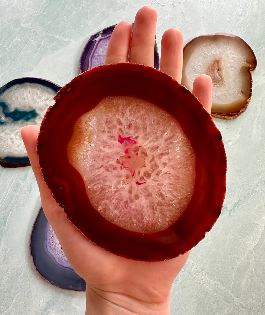 Brazilian Colorful Agate Slices (5 Pack)