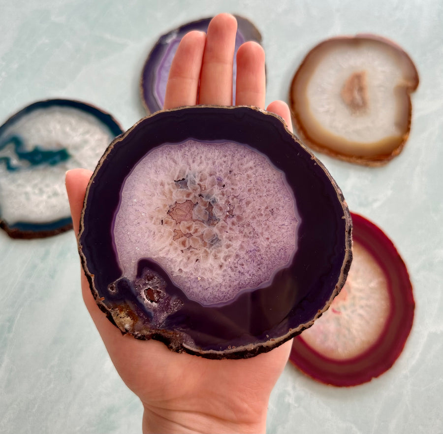 Brazilian Colorful Agate Slices (5 Pack)