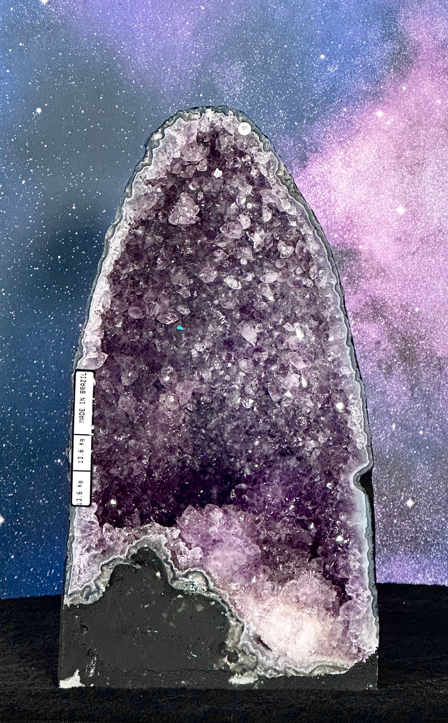 Medium Starry Amethyst Cathedral 29.9 lb & 16