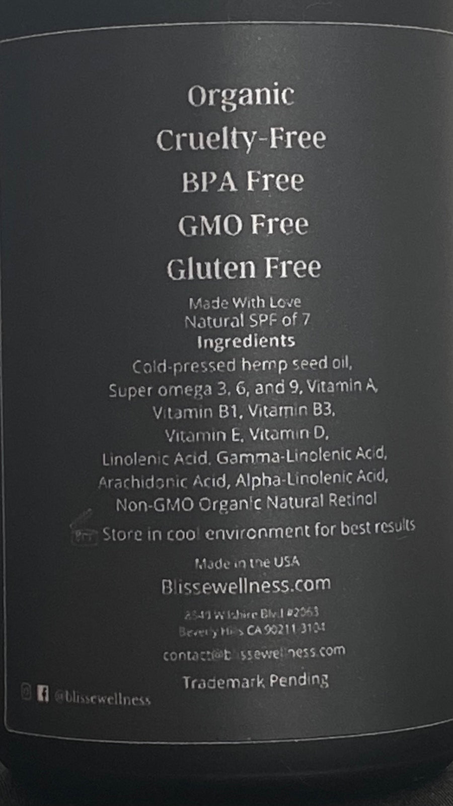 Raw Hemp Serum