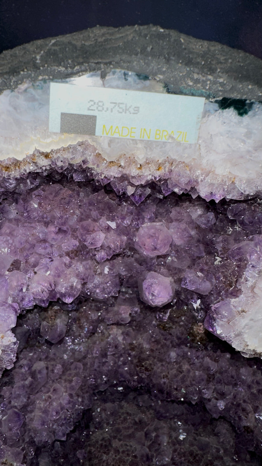 Unique Brazilian Amethyst Cathedral, 63.3 lbs & 21.6