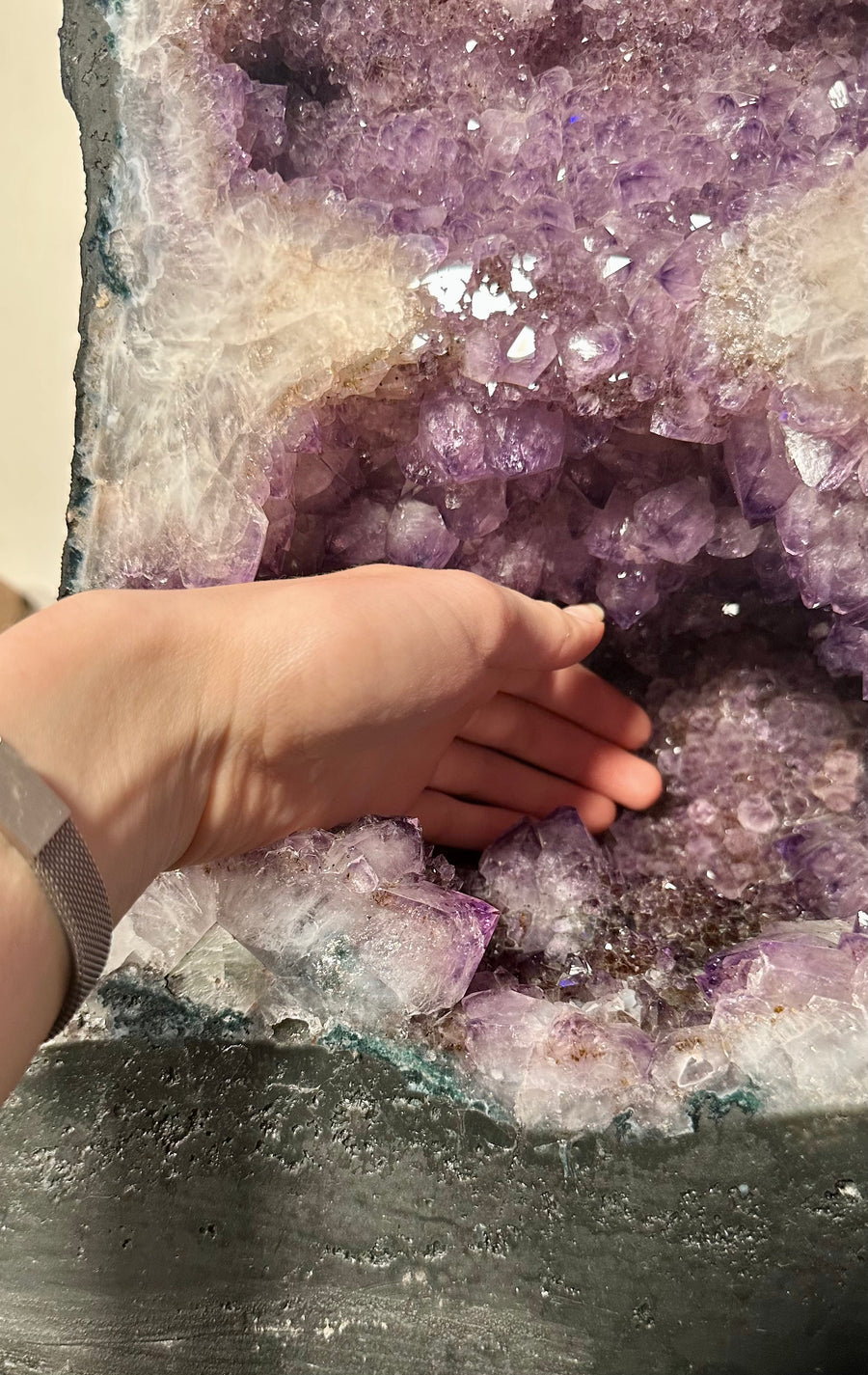Unique Brazilian Amethyst Cathedral, 63.3 lbs & 21.6
